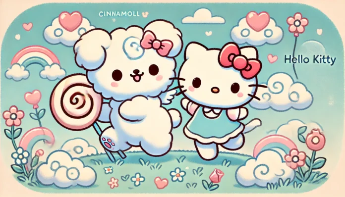 cinnamoroll:emjaq6vqzvm= hello kitty